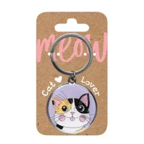Be-Happy Gifts Brelok dla kociarzy - kot tricolor