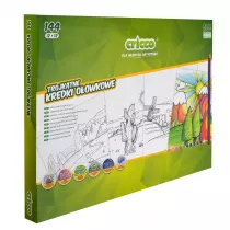 Kredki trjktne Cricco 144 szt.