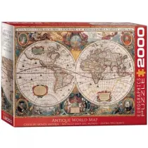 Puzzle 2000 el. Antyczna mapa �wiata Eurographics