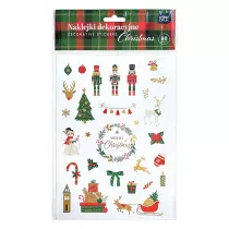 Interdruk Naklejki dekoracyjne 60szt.Christmas