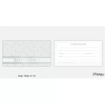 Stamp Zaproszenie Style nr 15 10 szt.