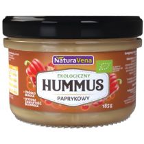 NaturaVena Hummus paprykowy 185 g Bio