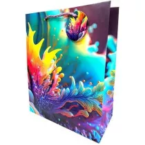 Fresh Torebka ozdobna matowa li�cie GB23129 18x23x10cm