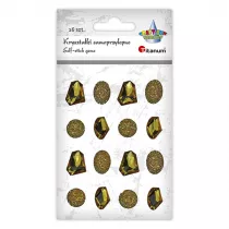 Hasta Kryszta�ki samoprzylepne kamyki z�ote mix