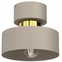 Luminex Lampa Sufitowa Marti Beowy Zoty Metalowy Klosz 1xE27