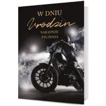 Pan Dragon Karnet B6 Urodziny m�skie -motor K.B6-1955