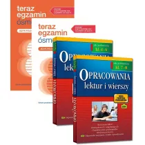 Pakiet: Teraz egzamin �smoklasisty. Repetytorium i Arkusze, Egzamin �smoklasisty. Lektury. Opracowania i zadania, Opracowania lektur i wierszy. Szko�a podstawowa. Zgodne z now� podstaw� programow�. Klasy 4-6 oraz Klasy 7 i 8