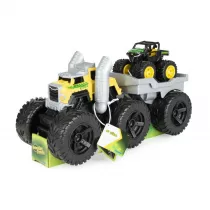 John Deere Monster Treads Roaring Rev Up Hauler zestaw Tomy