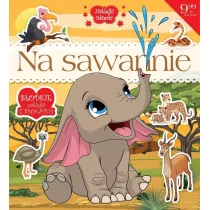 Naklejki iskierki z brokatem. Na sawannie