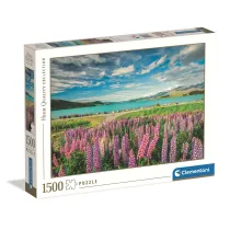 Puzzle 1500 el. HQ Lupins At Lake Tekapo Clementoni