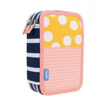 Milan Pi�rnik 3-poziomowy z wyposa�eniem Swims 2 r�owo-��ty