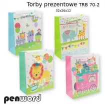 Penword Torebka prezentowa mix 32x26x12cm