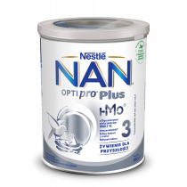 Nestle Nan Optipro Plus 3 HM-O Mleko modyfikowane junior dla dzieci po 1. roku 800 g