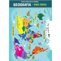 Karta edu skadana geografia - wiat A4