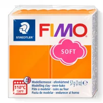 Staedtler Masa plastyczna termoutwardzalna Soft, pomara�czowa, 57g, kostka