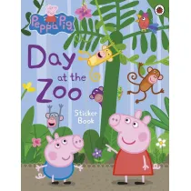 Day at the Zoo Sticker Book. Peppa Pig wer. angielska