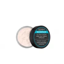 Gosh Waterproof Setting Powder wodoodporny puder utrwalajcy 001 Transparent 7 g