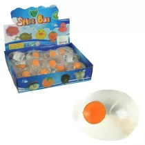 Gniotek Jajo transparentne z tkiem Pro Kids