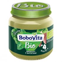 BoboVita Obiadek Brokuły z batatami po 4. miesiącu 125 g Bio