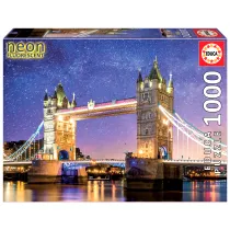 Puzzle 1000 Tower Bridge, Londyn, Anglia (fluo... Educa