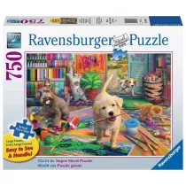Puzzle 750 el. Mali artyci Ravensburger