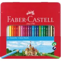 Faber-Castell Kredki Zamek w metalowym opakowaniu 24 szt.