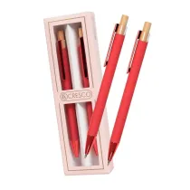 Cresco D�ugopis + o��wek Dyplomat czerwony Gift Box