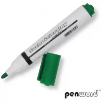 Penword Marker sucho�cieralny zielony 12 szt.