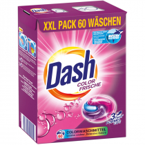 Dash Kapsułki do prania Color Detergent 3in1 60 szt.