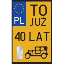 Yeku Karnet Urodziny 40 Zabytek