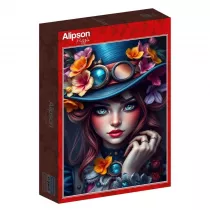 1000 puzzle Kobieta w kapeluszu Alipson