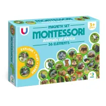 Puzzle Zestaw magnes�w Zwierz�ta na kontynentach: Afryka Dodo