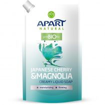 Apart Natural Prebiotic kremowe mydło w płynie Japanese Cherry & Magnolia wkład uzupełniający 400 ml