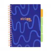 Koozeszyt Strigo B5 Project Book Neon granatowy w lini