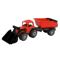 Koparka z przyczepk� 57cm czerwona Tactic