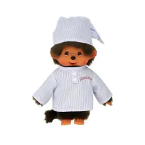 Mapka w piamie w paski Monchhichi