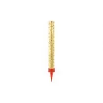 PartyDeco Fontanny na tort zoty 12cm 4szt