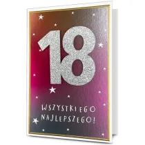 Pan Dragon Karnet B6 Urodziny Osiemnastka