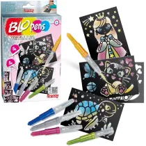 Blopens d�ugopisy dmuchane 5 szt. metalic