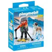 Playmobil My Life Narciarz z bernardynem 71741