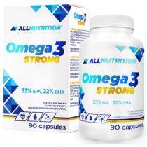 Allnutrition Kwasy Omega 3 Strong - suplement diety 90 kaps.