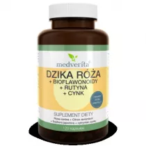 Medverita Dzika Ra Rutyna Cynk suplement diety 120 kaps.