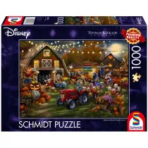 Puzzle PQ 1000 el. Myszka Miki & Minnie Festiwal dyni Schmidt