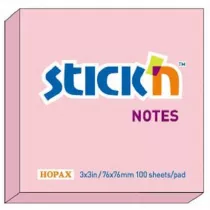 Stickn Notes samoprzylepny pastelowy rowy