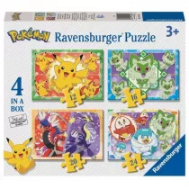 Puzzle 4w1 - Pokemon (12+16+20+24 el.) Ravensburger