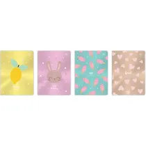 Interdruk Zeszyt A5 Metallic trzy linie 16 kartek 20 szt.