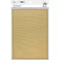 Titanum Karton karbowany A4 5 kolor�w metalizowanych mix