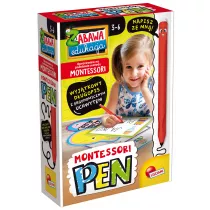 Montessori. Dugopis z 32 tabliczkami Lisciani