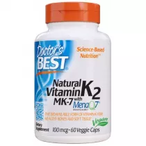 Doctors Best Witamina K2 MK7 100 mcg Suplement diety 60 kaps.