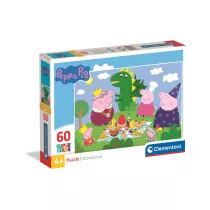 Puzzle 60 el. Super Kolor Peppa Pig Clementoni
